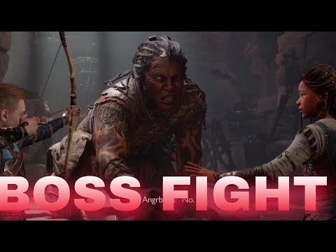 Atreus vs Gryla the Giant boss fight | God of war Ragnarok | playstation 5