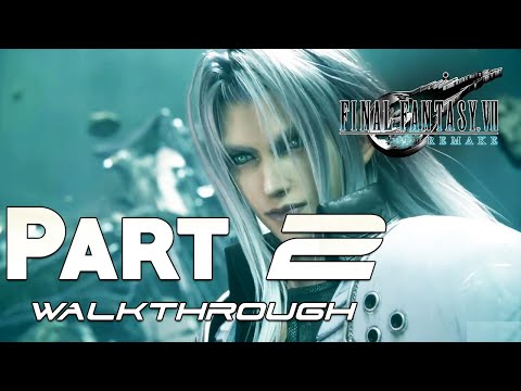 Final Fantasy 7 Remake - Full Walkthrough Part 2 - PS4 Pro