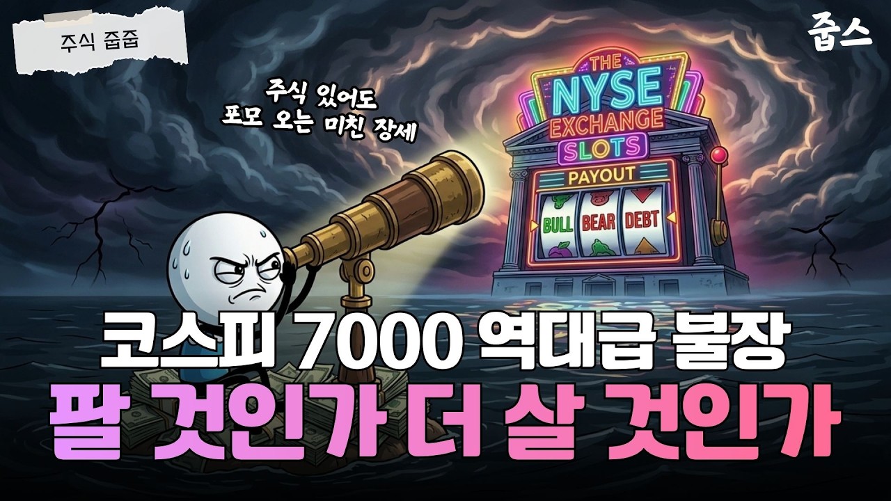 코스피 7000 역대급 불장! ‘36조 폭탄’ 터지기 직전?
