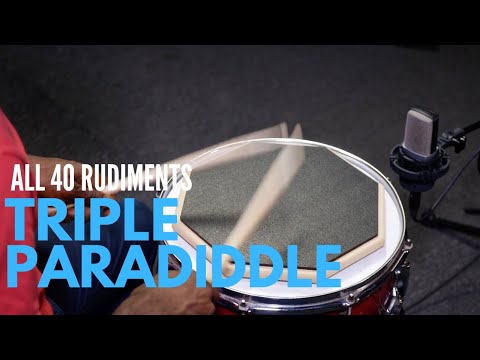 How To Play Triple Paradiddle - Drum Rudiment Lesson