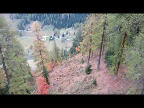 Luftseilbahn Davos - Stillbergalp Talfahrt - cable car Switzerland