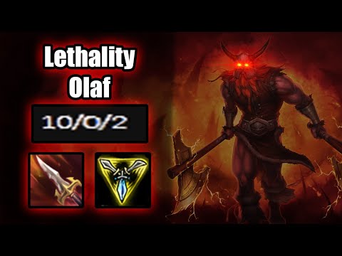 Lethality Olaf - Flawless Sanguine Blade Olaf Top - League of Legends Commentary