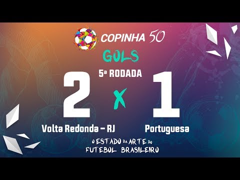 Gols de Volta Redonda - RJ 2 X 1 Portuguesa, Copinha 2019