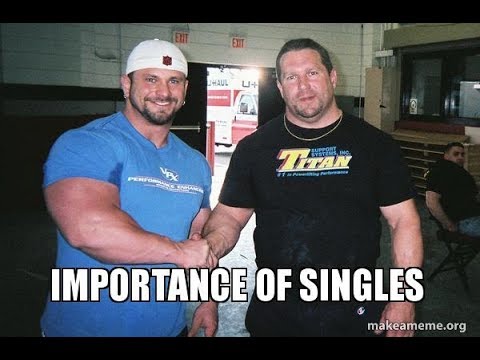 Training with Singles