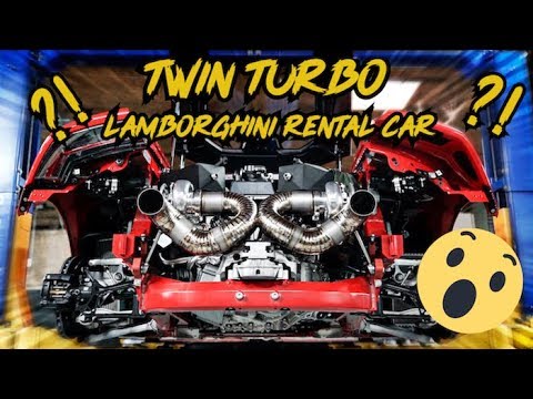 Twin Turbo Lamborghini Huracan Rental Car ?!!! Are We Crazy ?! Video