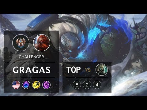 Gragas Top vs Rengar - NA Challenger Patch 9.6