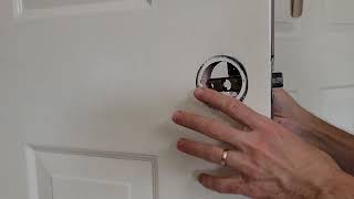 KWIKSET DOOR HANDLE FIXED .. HOW TO FIX A LOOSE DOOR KNOB.