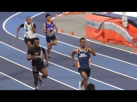22''15: BERTON Luis (200m ESM F6) -  Champ. Rég en salle ES-SE,  Eaubonne, 19 jan 2019