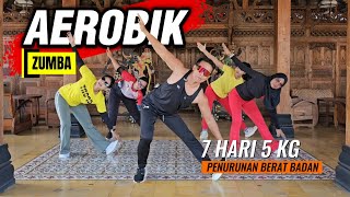 Download lagu ZUMBA AEROBIK TANTANGAN TURUN 5 KG 7 HARI mp3