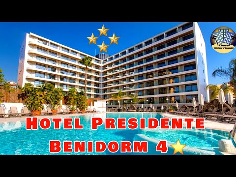 [4K] HOTEL PRESIDENTE 4* TOUR VIDEO | ALICANTE IN BENIDORM SPAIN 🇪🇸