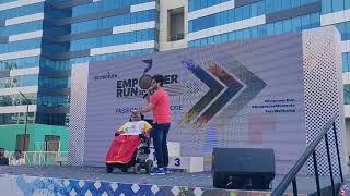 Beautiful Song by an Inspirationally abled | Accenture Empower Run 202