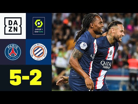 Neymar und Paris weiter on fire, Debüttor für Renato Sanches: PSG - Montpellier 5:2 | Ligue 1 | DAZN