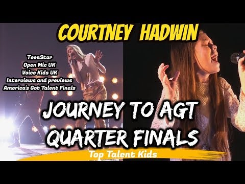 🌟 COURTNEY HADWIN 🌟 Journey to AGT Quarter Finals