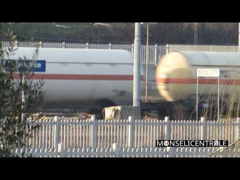 Inrail transito a Monselice con cisterne
