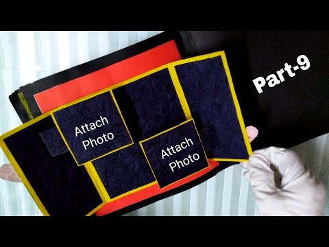 Full Scrapbook Tutorial Video : Part 9 | Floating Pop Up Card tutorial |Slider Card