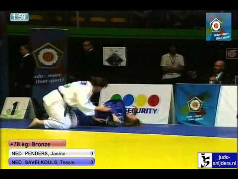 Janine Penders (NED) - Tessie Savelkouls (NED) [+78kg] bronze