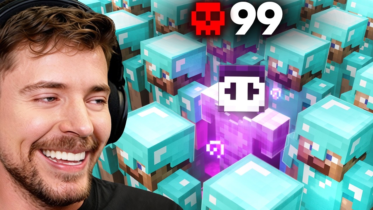 100 Youtubers Vs World's Deadliest Player