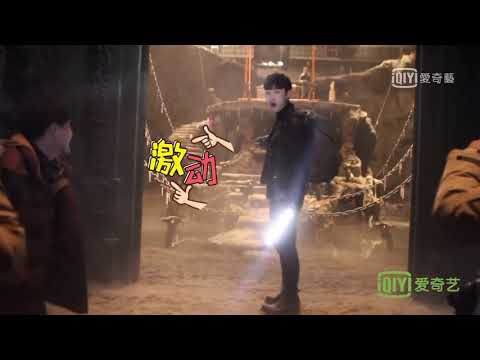 190318 Zhang Yixing Lay - The Golden Eyes behind the scenes 張藝興黃金瞳花絮 莊睿探險墓室