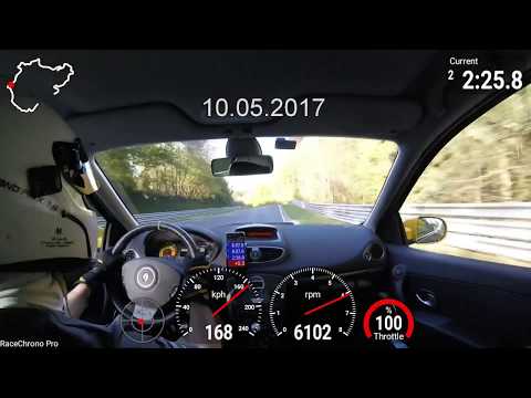 Clio RS Nurburgring Nordschleife BTG 8:57 onboard