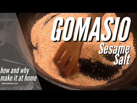 Gomasio Sesame Salt- How and Why to Make It |Debra Stefan Fitness Weight Loss Bike Camps