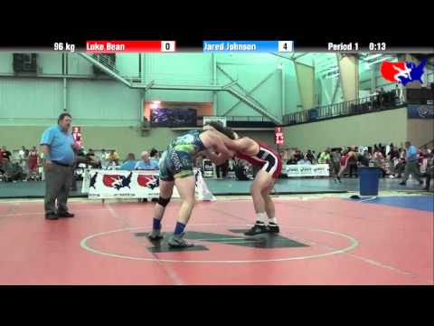 Luke Bean vs. Jared Johnson at 2013 ASICS University Nationals - FS