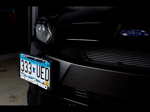 GrimmSpeed License Plate Relocation Kit Install - Ford Focus RS