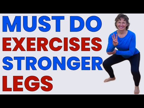 3 Leg Strengthening Exercises for Seniors & Beginners
