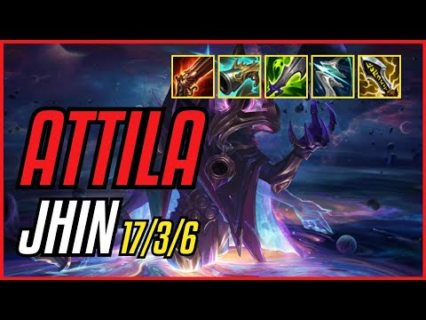ATTILA - JHIN vs VARUS ADC - EUW DIAMOND - PATCH 11.9 QUADRAKILL