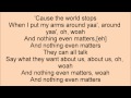 Nothing Even Matters- Big Time Rush Lyrics Video-HD