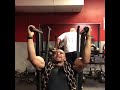 Natural bodybuilder does pull-ups
