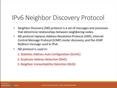 IPv6 Neighbor Discovery Protocol 02 Lecture   Neighbor Discovery Protocol