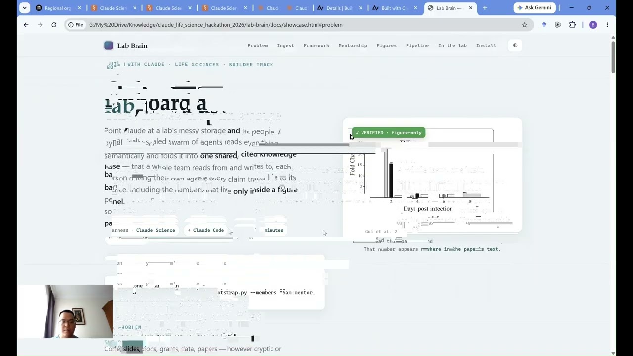Lab Brain for Claude Science project preview