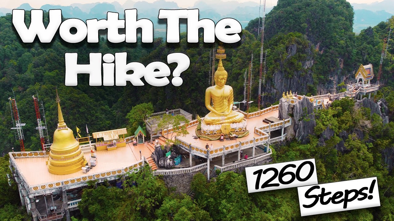 Join a duo as they hike up to visit Tiger Cave Temple.