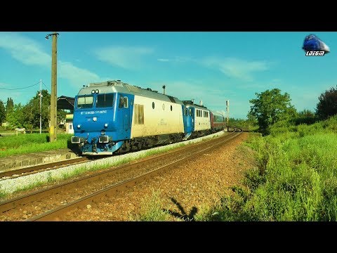 GM 64-1363-2, 060-DA 60-0809-3 & Automotor Duewag BR628 650-3 DMU in Oradea Est Triaj - 15 July 2018