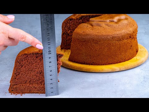 Až 3 krát se zvětší! Nadýchaný dort s kakaem - oblíbený v mé rodině.