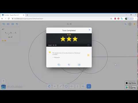 4.7 Euclidea - Square Root of 3 - Soluce 3L 3E