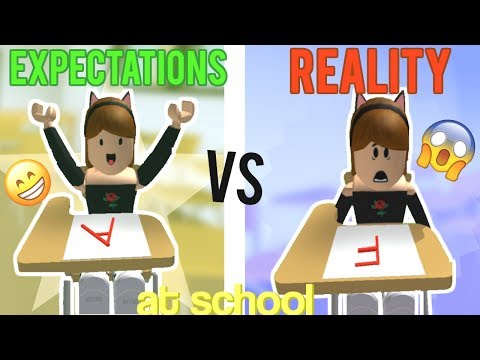 Expectations VS Reality at School! (ROBLOX Version)