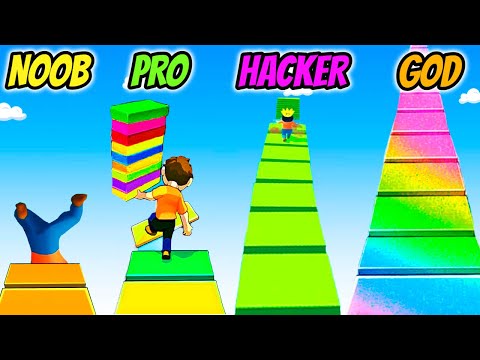 Shortcut Run - NOOB vs PRO vs HACKER vs GOD