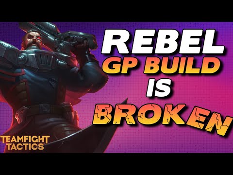 LEARN THIS OP BUILD (Insane LATE GAME!) 6 Rebels + GP Build Guide | TFT Set 3 Patch 10.11 Builds