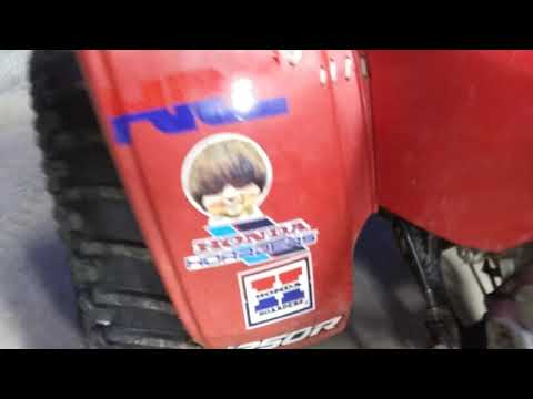 My Dads New 1985 Honda ATC 250ES Big Red!!