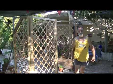 Grigliato in legno, facile e robusto. Fai da te,  ma con attenzione.