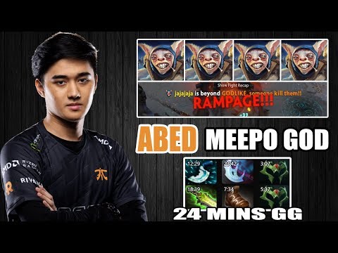 ABED MEEPO IS BACK?? 20 FINGERS A-GOD - DOTA 2 DOTA 2
