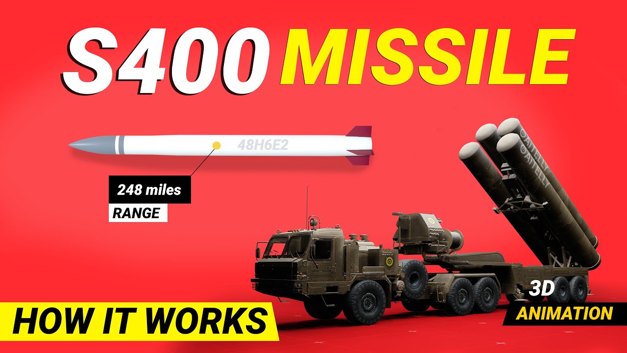 S400 missile System & Air Defence Missiles | How it Works #missile
