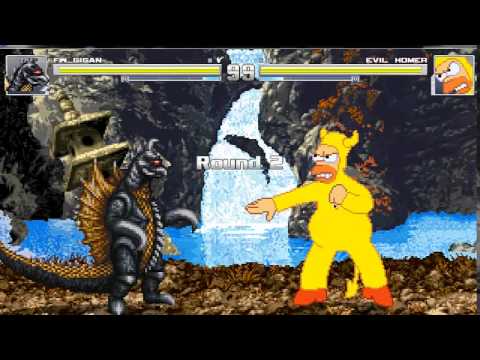 gigan vs evil homer