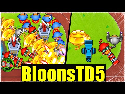 SCHAFFE ICH RUNDE 100 IN BTD5? - Bloons Td5 [Deutsch/German]