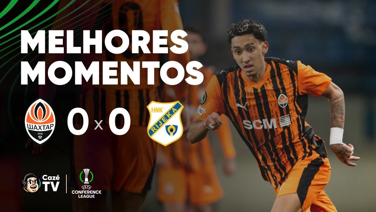 MELHORES MOMENTOS: SHAKHTAR DONETSK 0 X 0 RIJEKA | CONFERENCE LEAGUE 2026 | 6ª RODADA