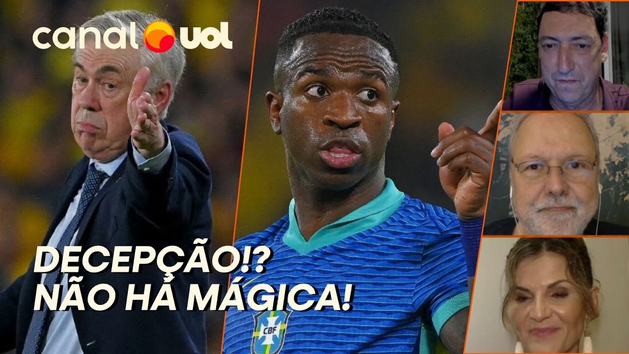 BRAZIL DOESN'T CREATE, DRAWS WITHOUT GOALS AND COLUMNISTS DISCUSS THE PERFORMANCE OF ANCELOTTI'S ...