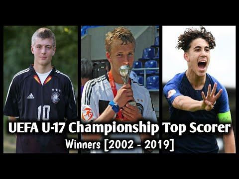 UEFA U-17 European Championship Top Scorers Winners [2002 - 2019]