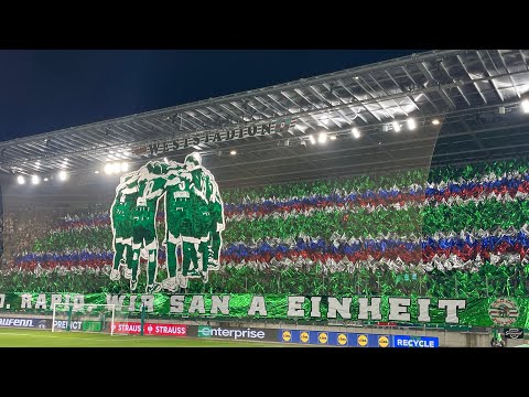 ULTRAS & FANS: DJURGÅRDEN FANS CELEBRATE IN VIENNA / BLOCK WEST WITH TOP SHOW | SK RAPID - DIF