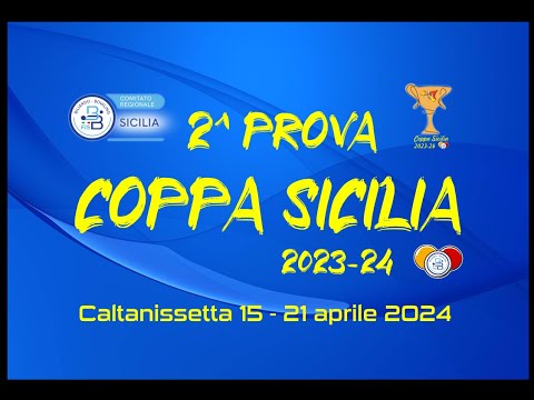 2^ PROVA COPPA SICILIA 2023/24 - Lo Cicero Salvatore VS Restivo Antonino